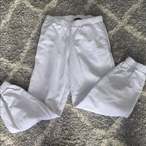 EUC White Brandy Sweats